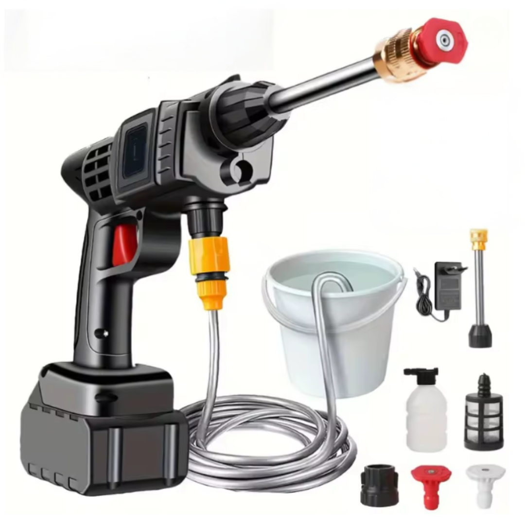 HIDROLAVADORA PORTATIL 98V CON 2 BATERIAS