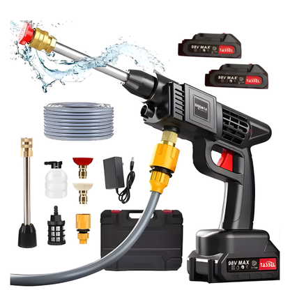 HIDROLAVADORA PORTATIL 98V CON 2 BATERIAS