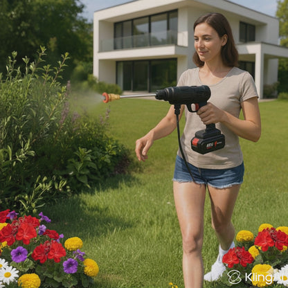 HIDROLAVADORA PORTATIL 98V CON 2 BATERIAS